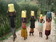 Young girls carrying water home